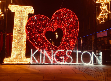 I love Kingston Christmas Lights on Kingston high street