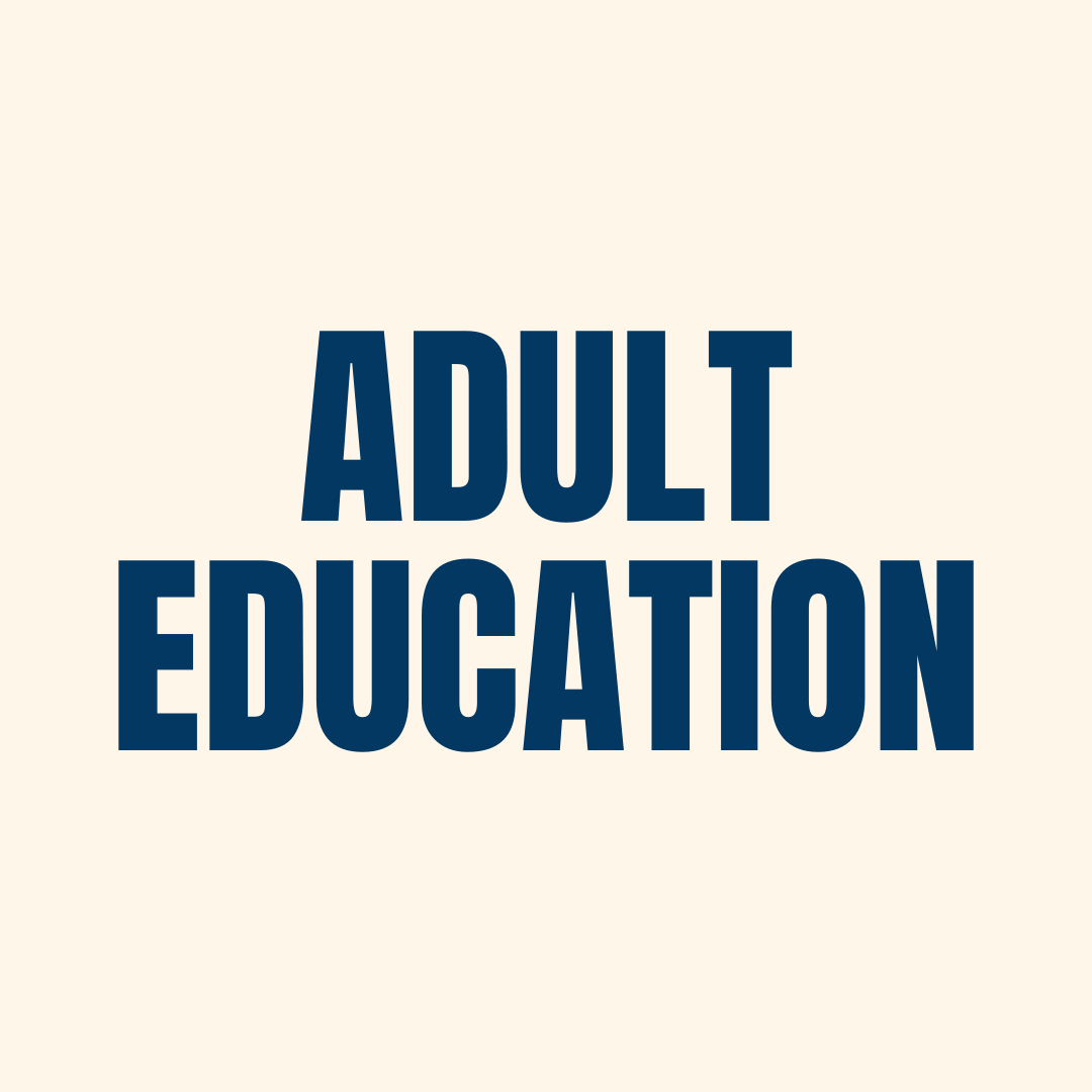 Adult Education events, workshops and activities