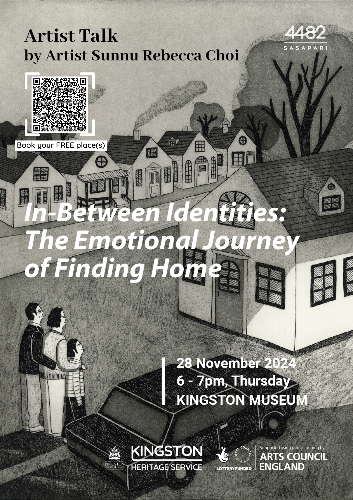 4482 Event Series poster - In between Identities artist talk