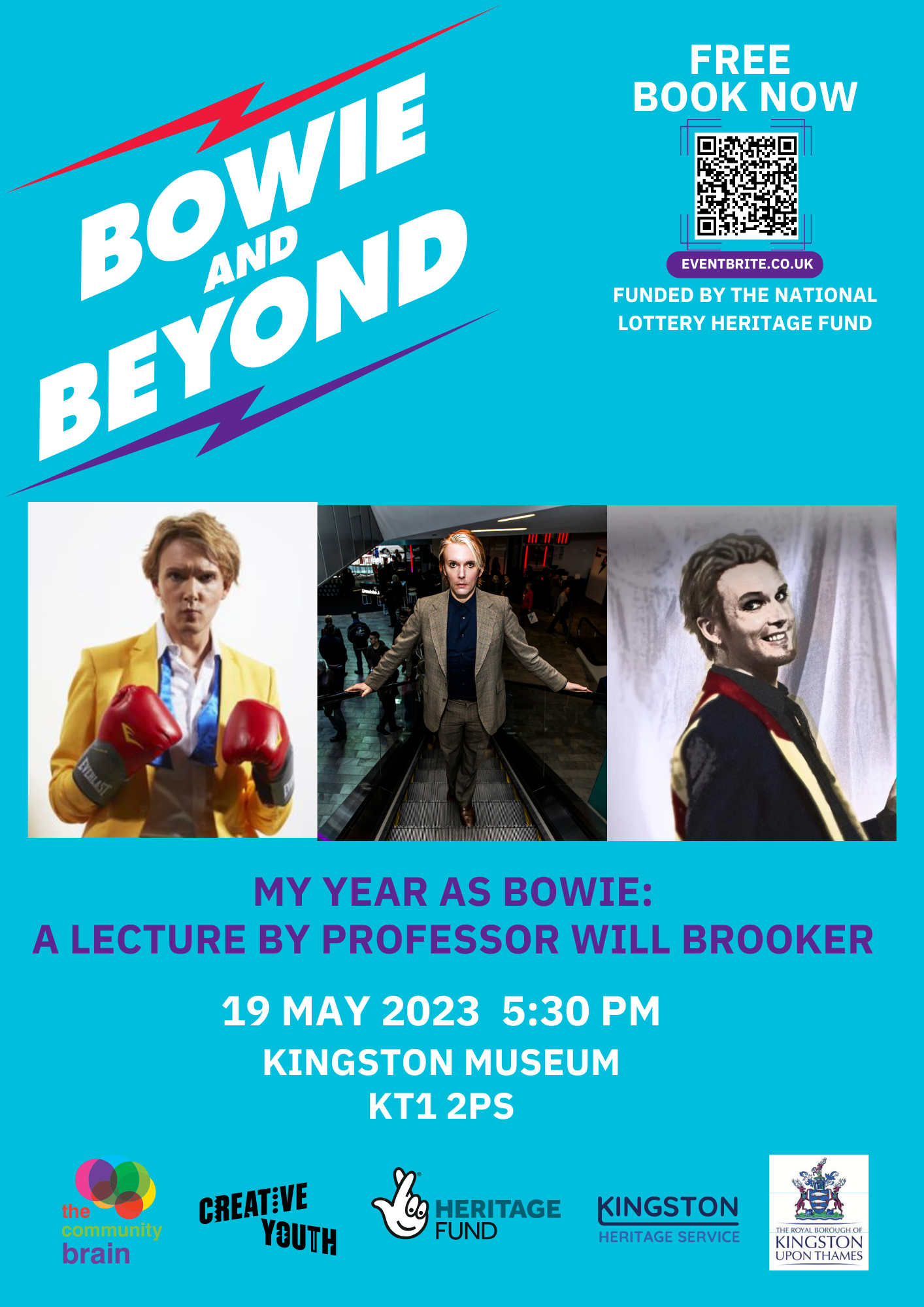 poster advertising Professor Will Brooker talk