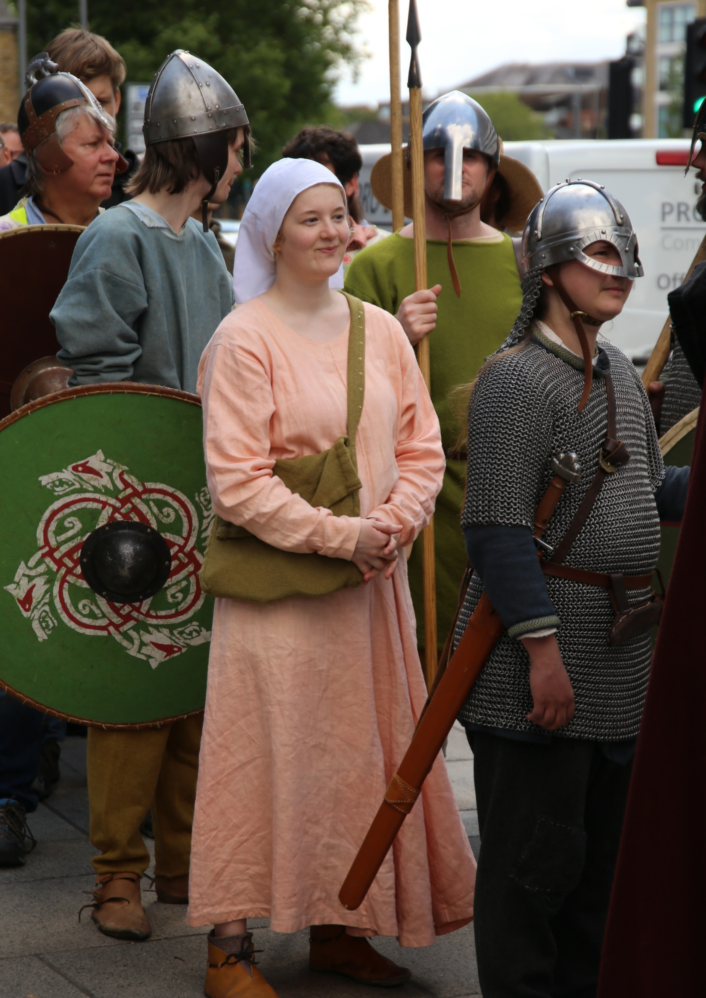 Anglo Saxon woman Kingston Museum's Saxon Fayre 2024