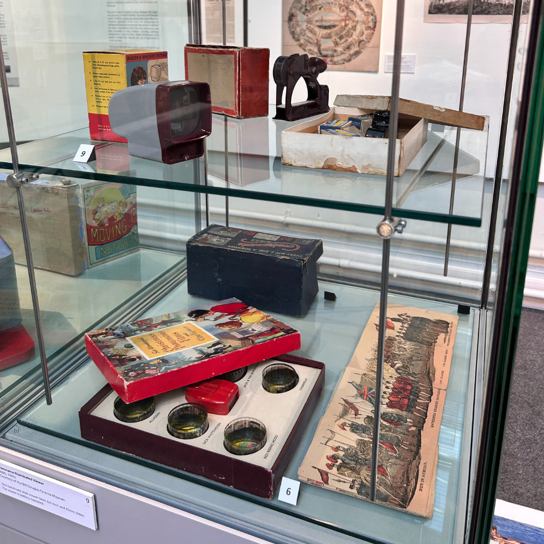 Panoramic toys on display