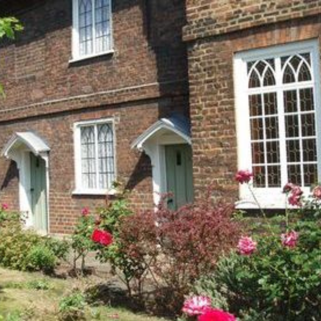 A photo of Cleaves Almshouses building