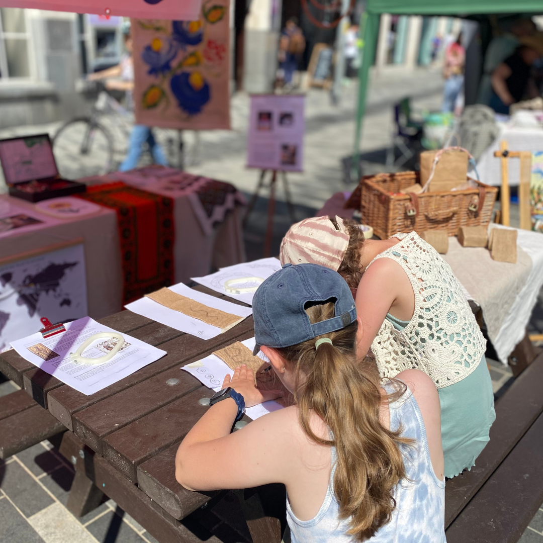 kids activity at Saxon Fayre 2024