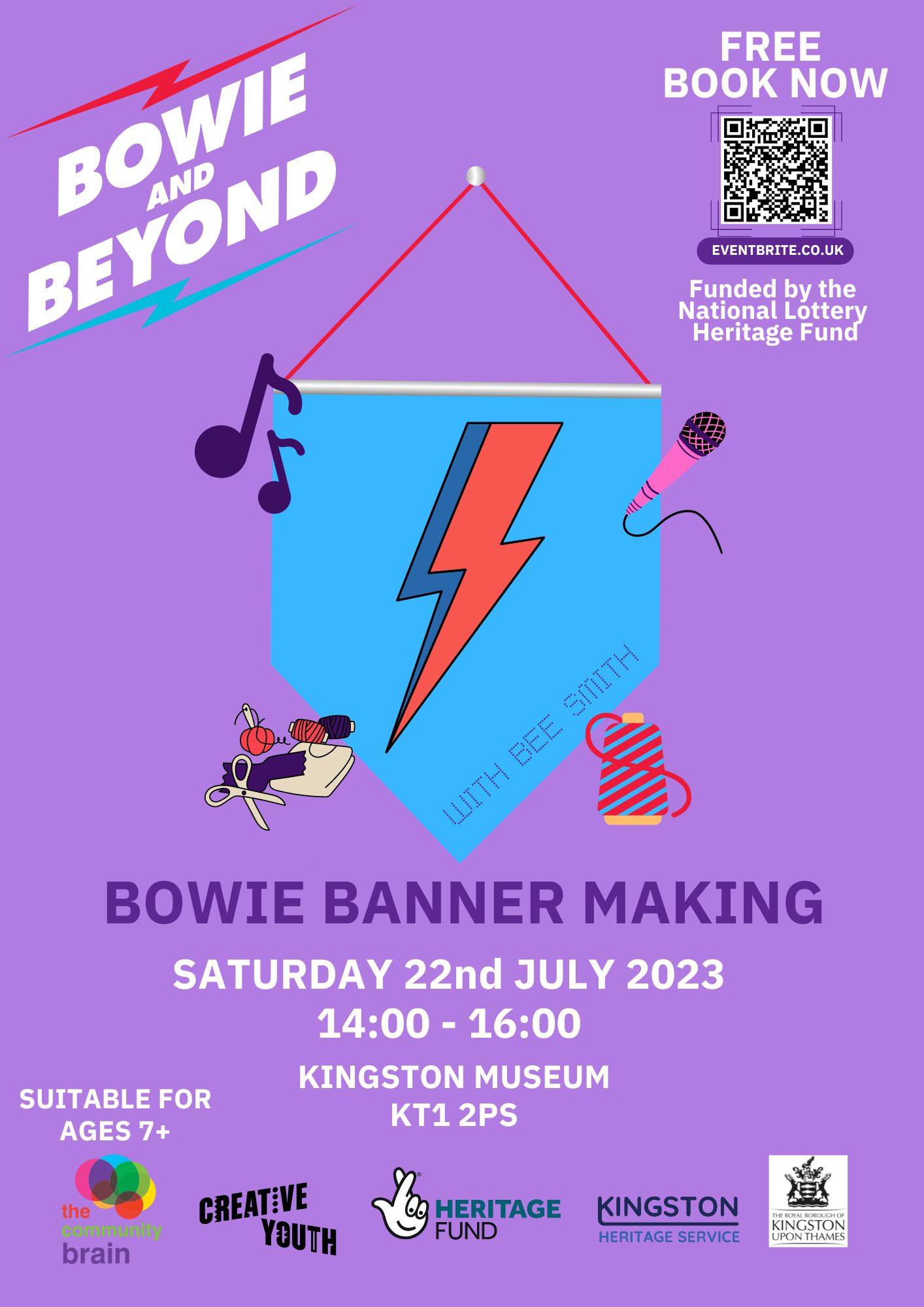 Bowie and beyond banner making