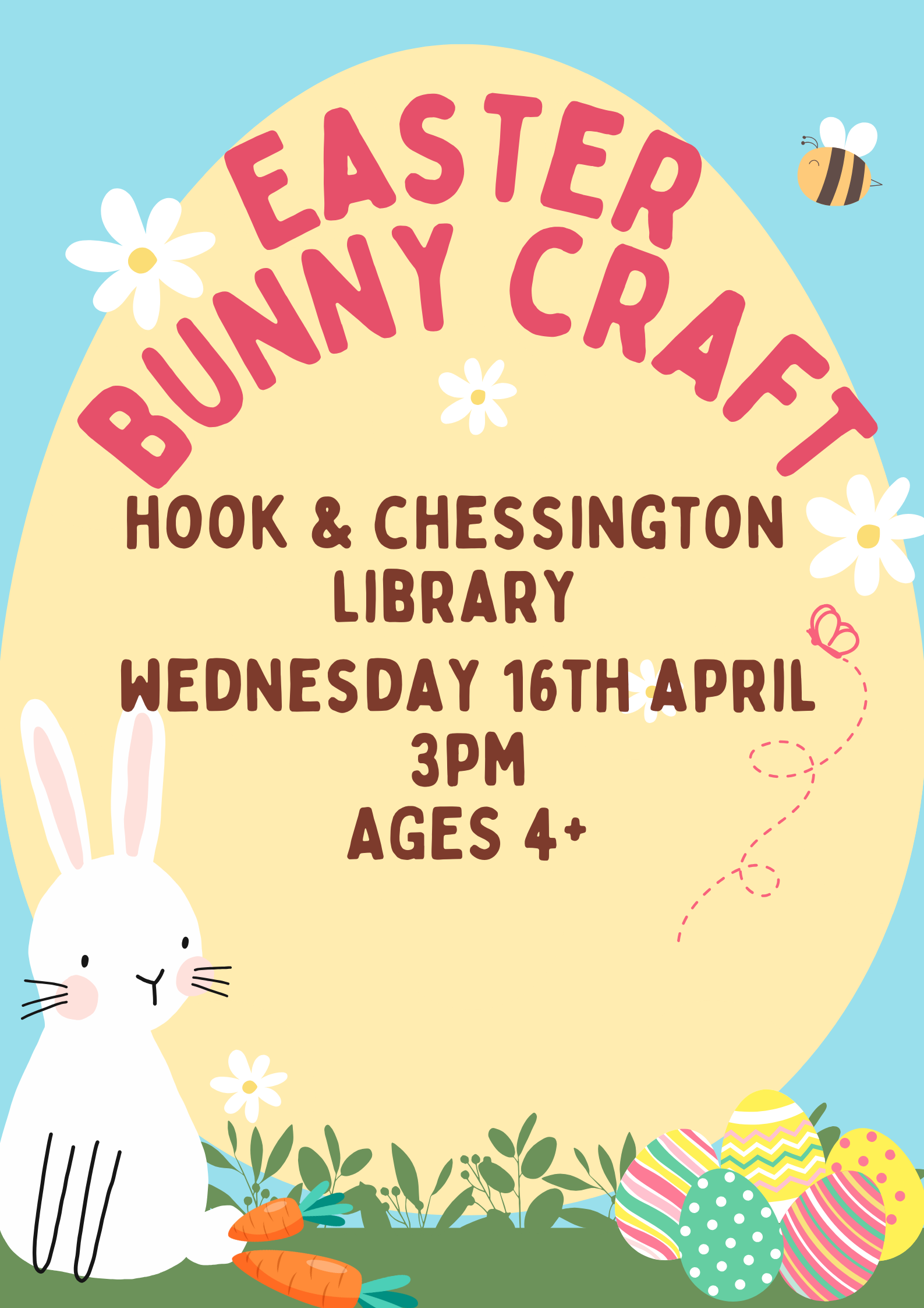 Bunny craft at Hook Library