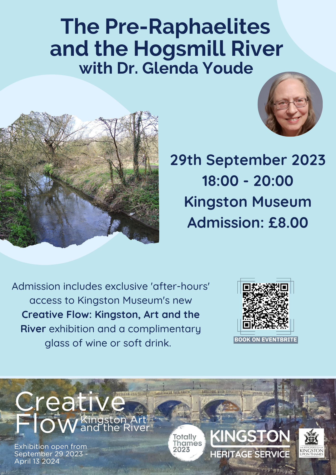 Kingston art  and the river poster Dr Glenda Youde