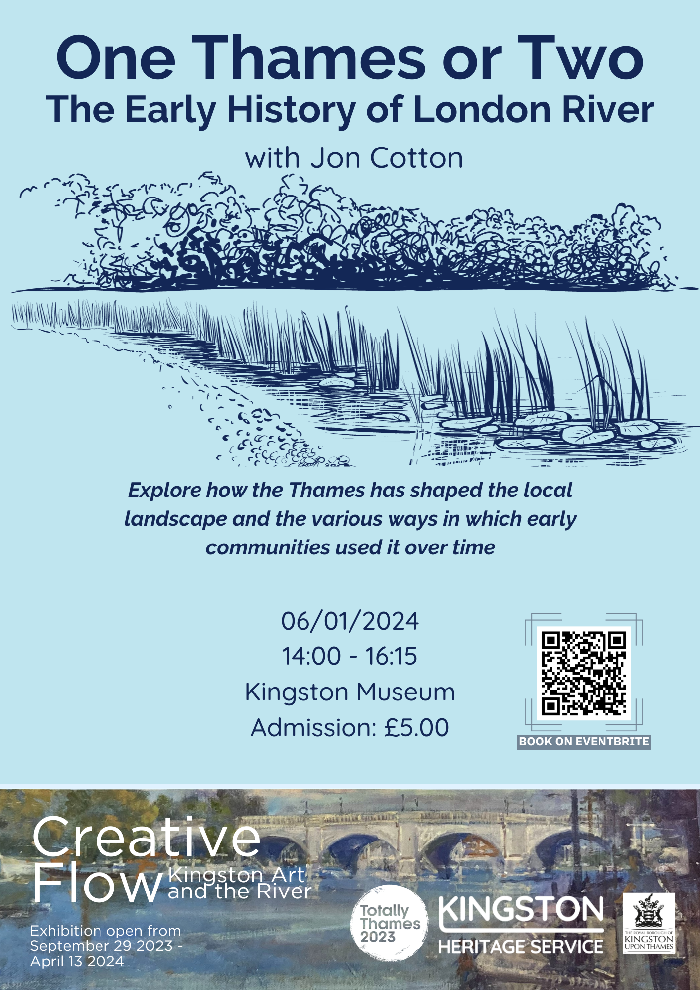 Jon Cotton - Early history of the river poster