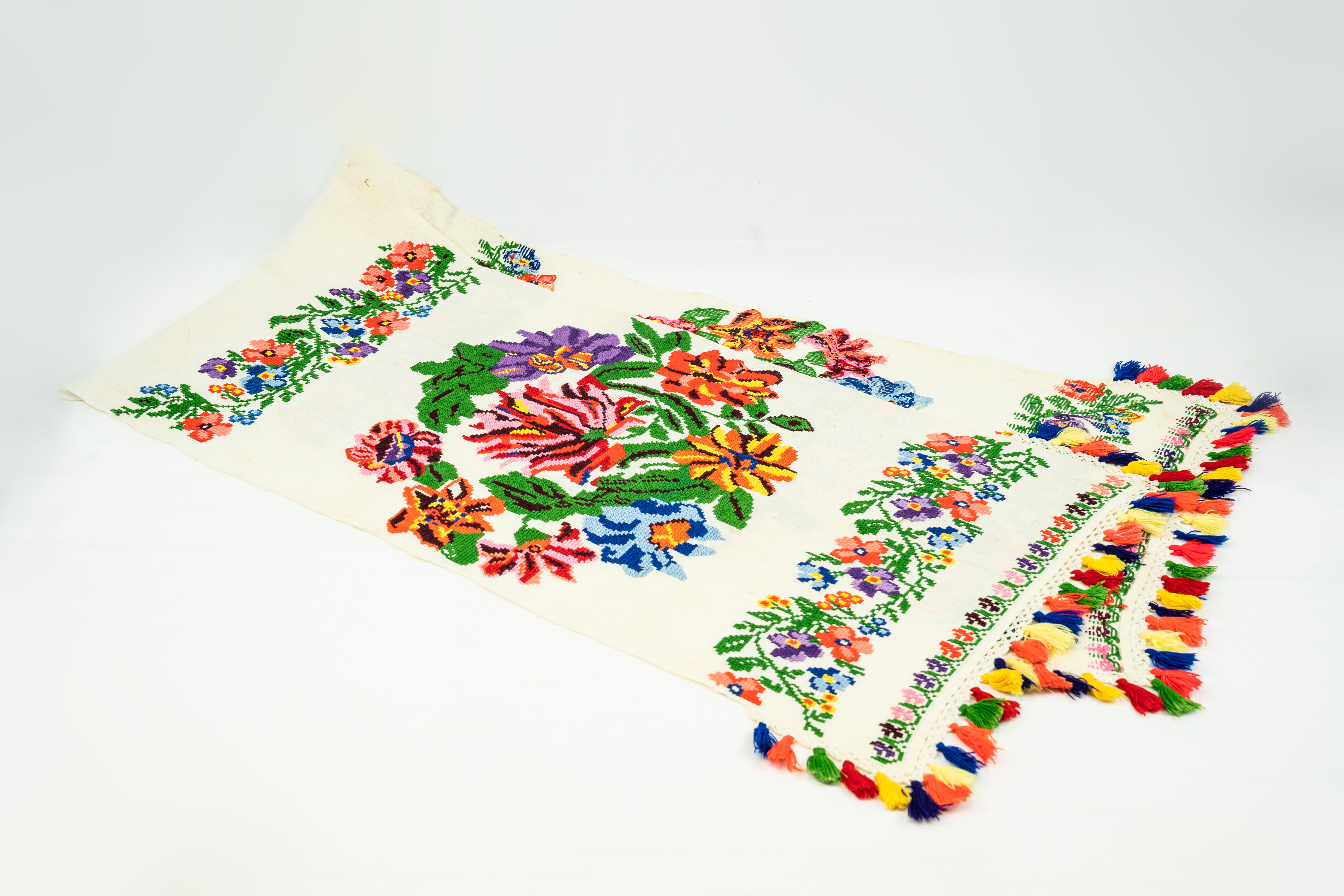 Embroidered shawl