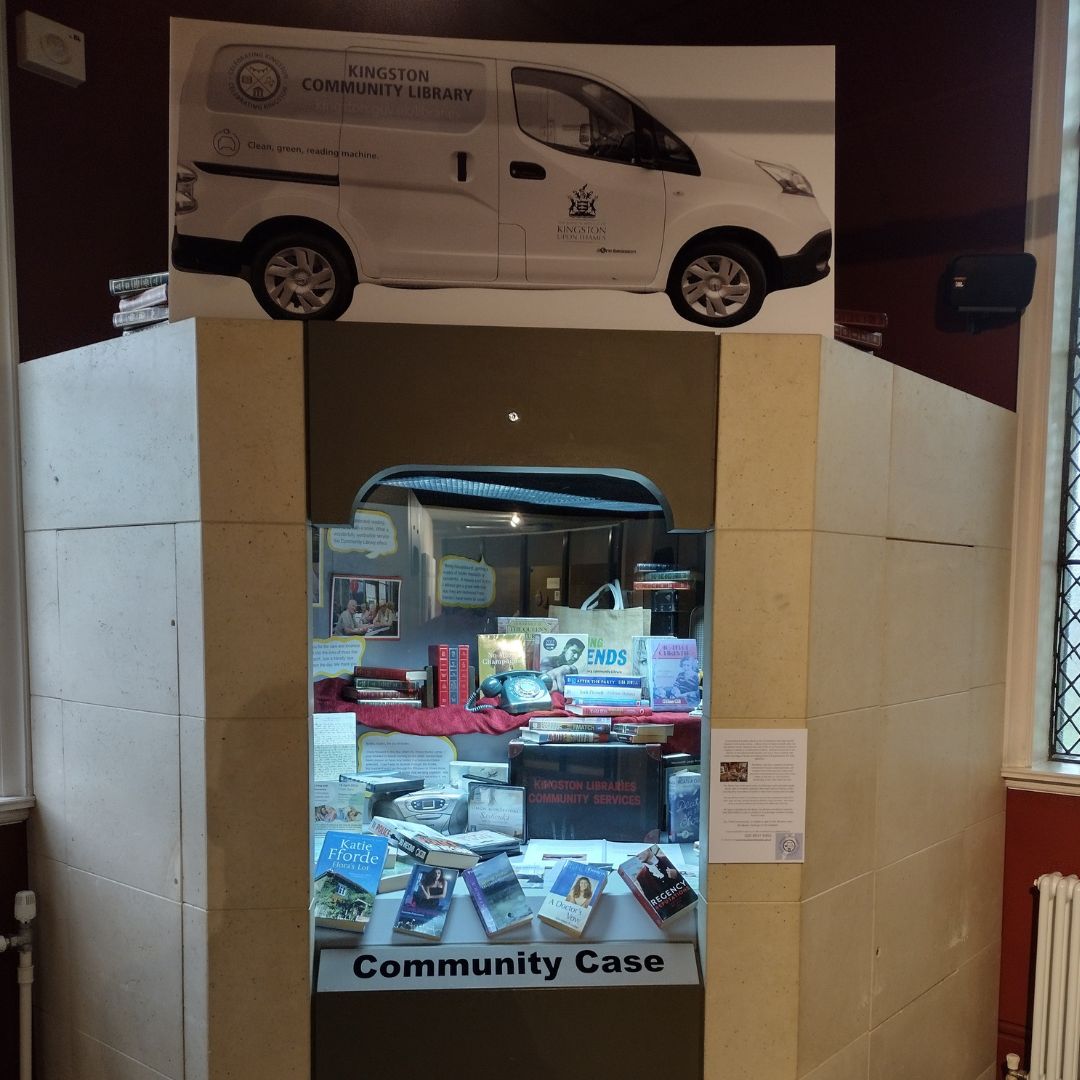 Community Library display at Kingston Museum