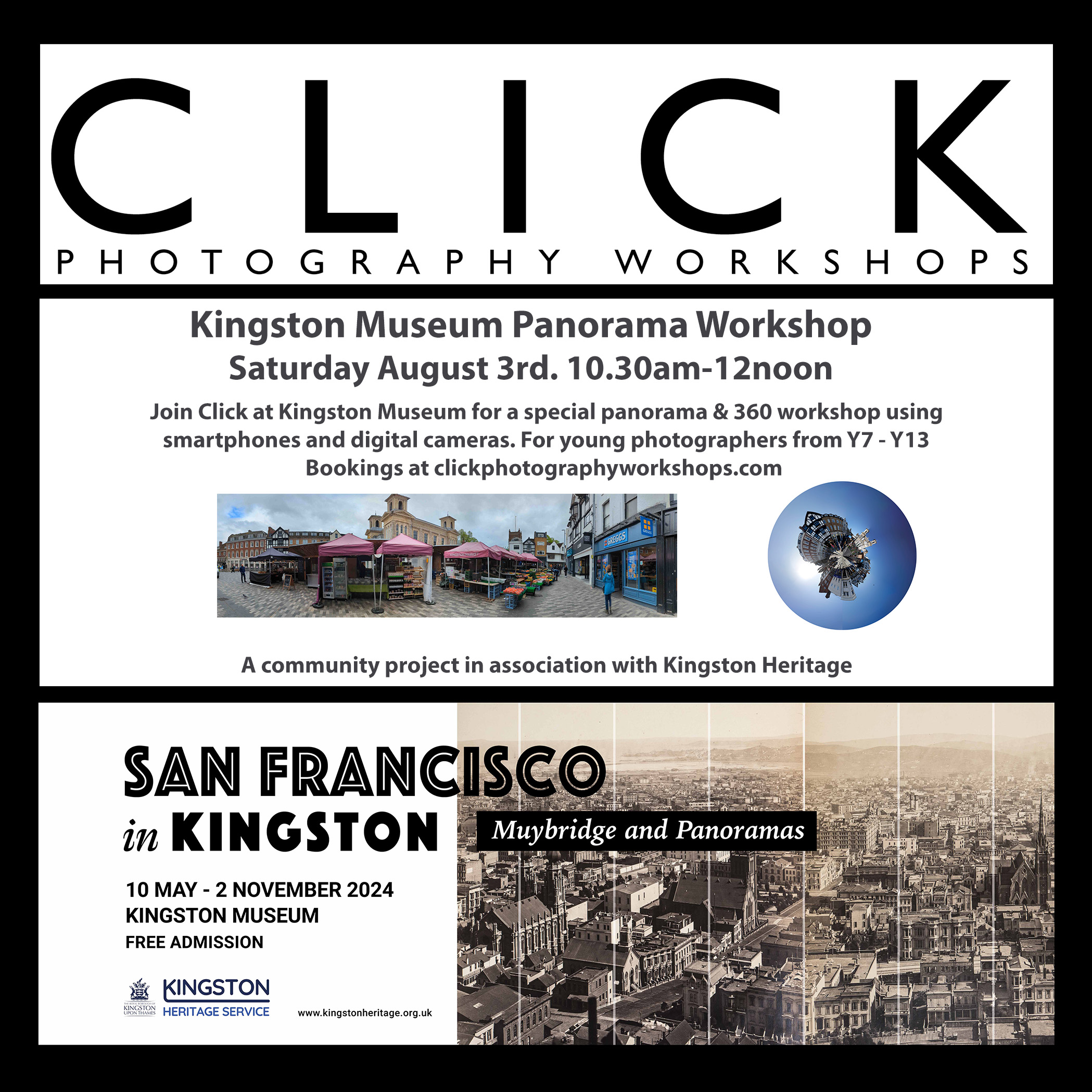 Muybridge workshop kingston museum and click