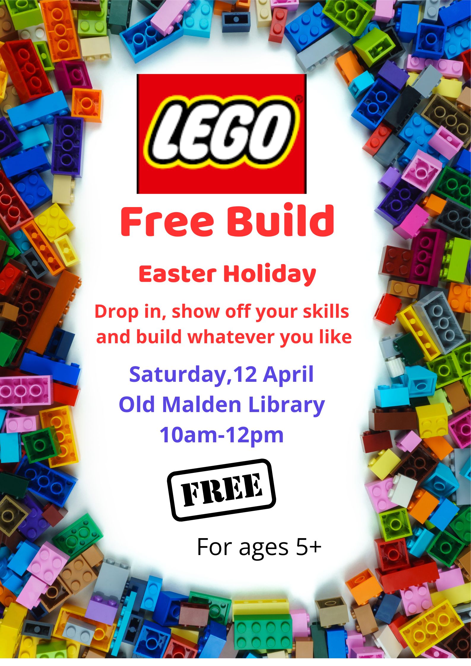 Old malden lego free build easter