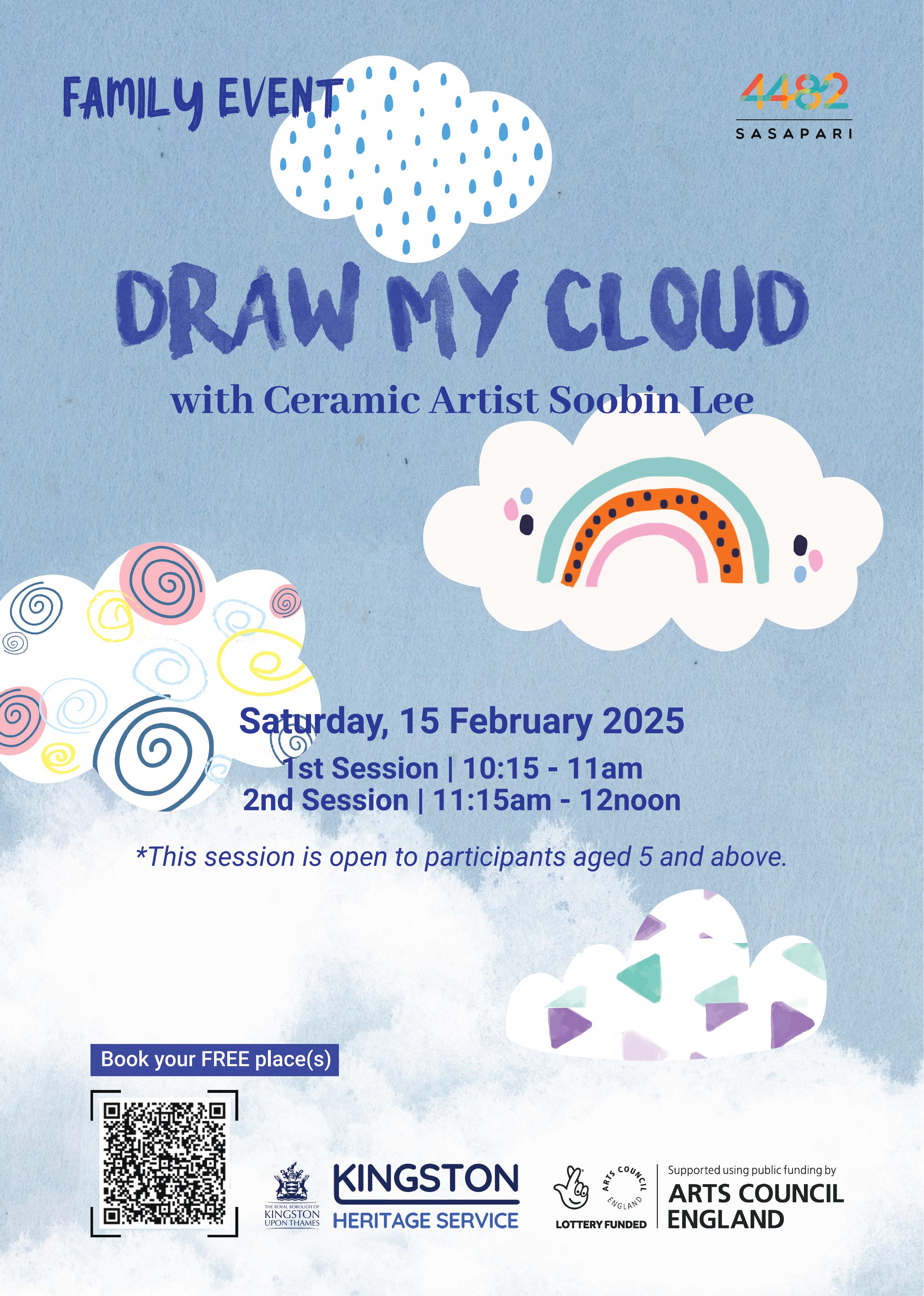 Draw on a cloud workshop for 5 and over