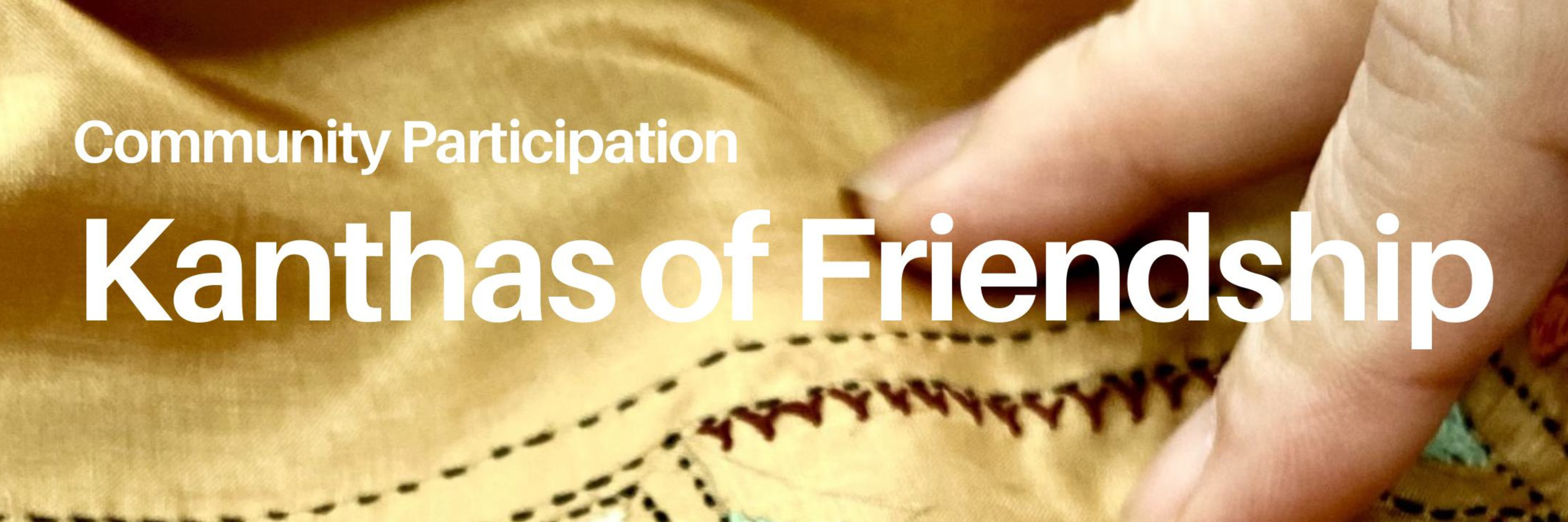 KANTHAS OF FRIENDSHIP banner