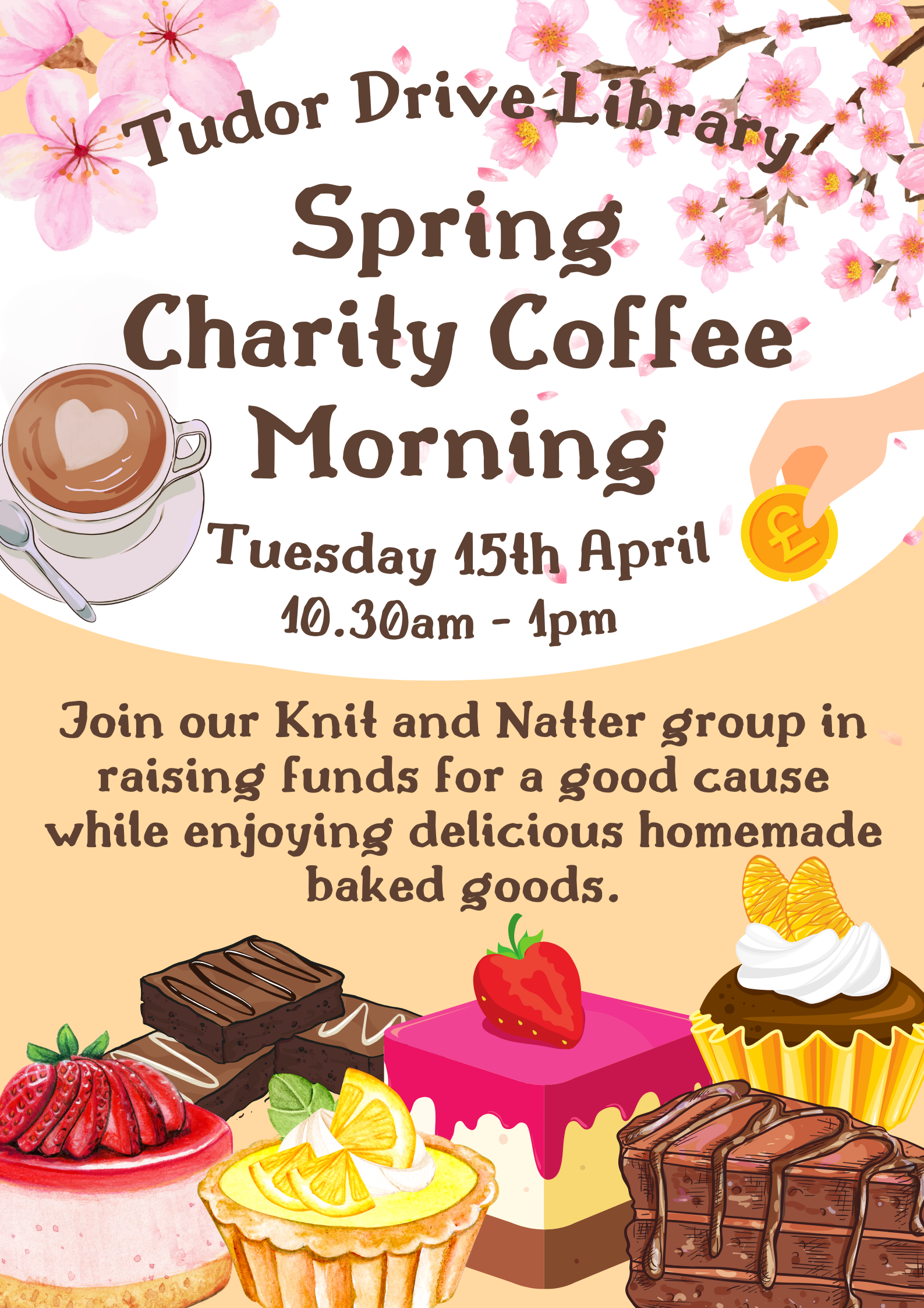 Tudor Drive charity coffee morning