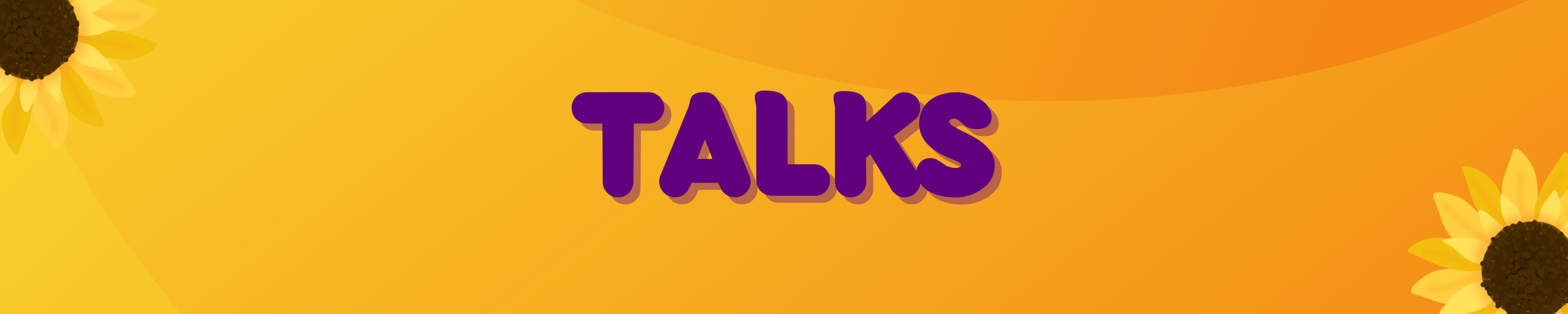 Talks banner