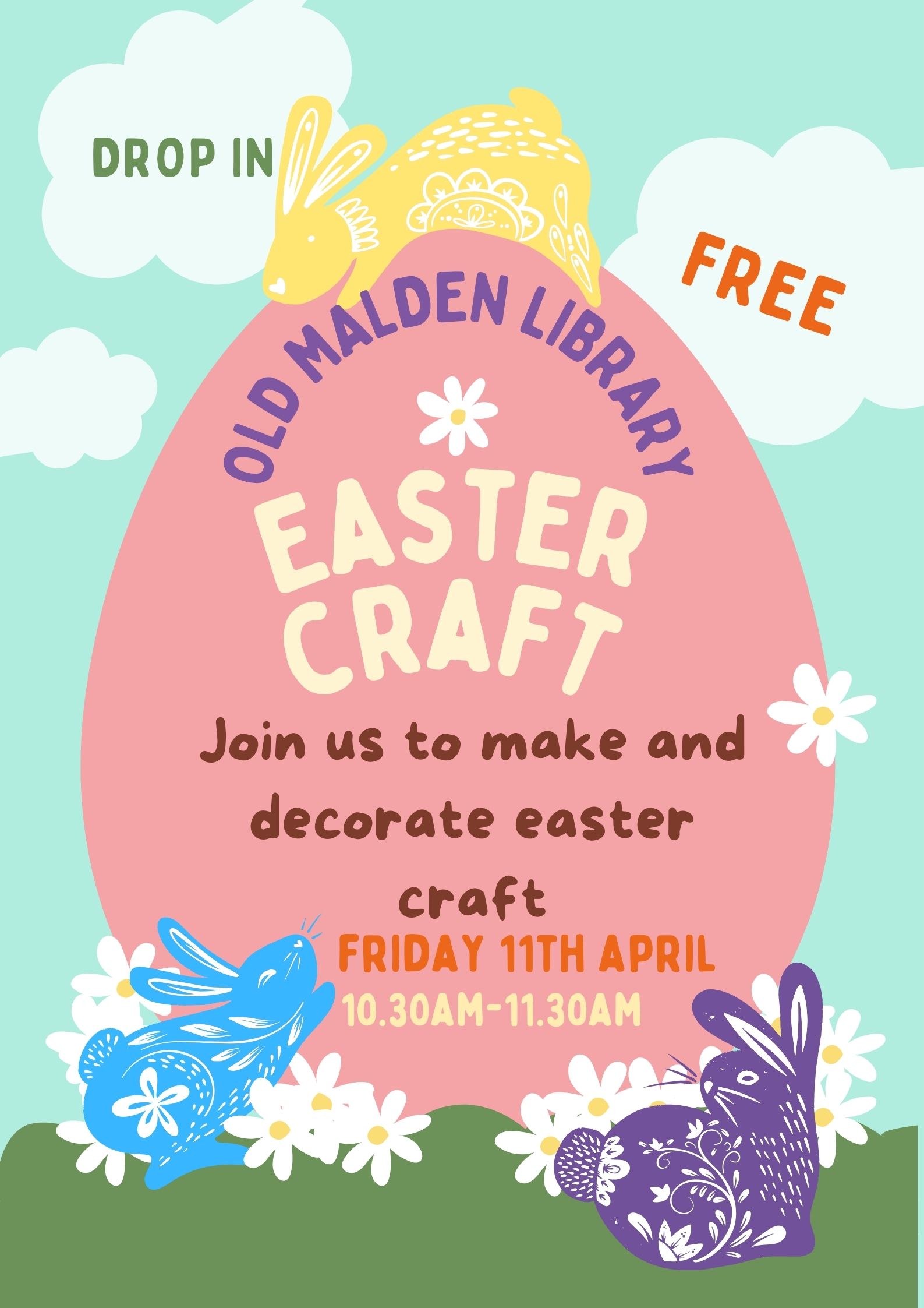 Old Malden easter craft