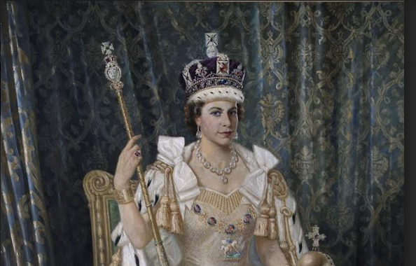 painting of Queen Elizabeth II