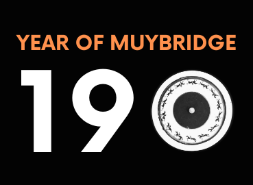 The logo for Year of Muybridge 2020