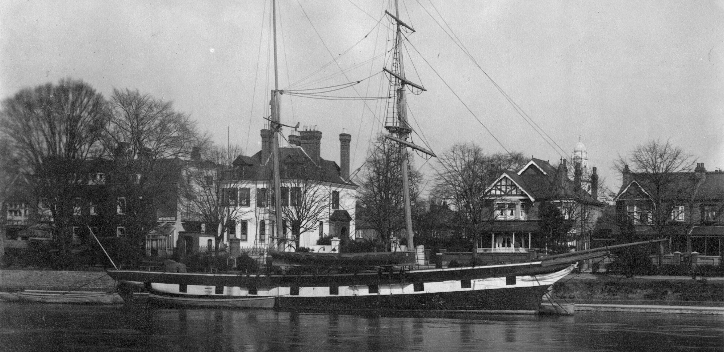 A photograph of a boat on the River Thames from our Photo Collection