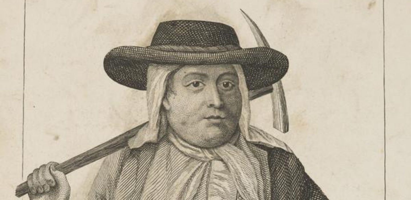 An etching of Esther Hammerton