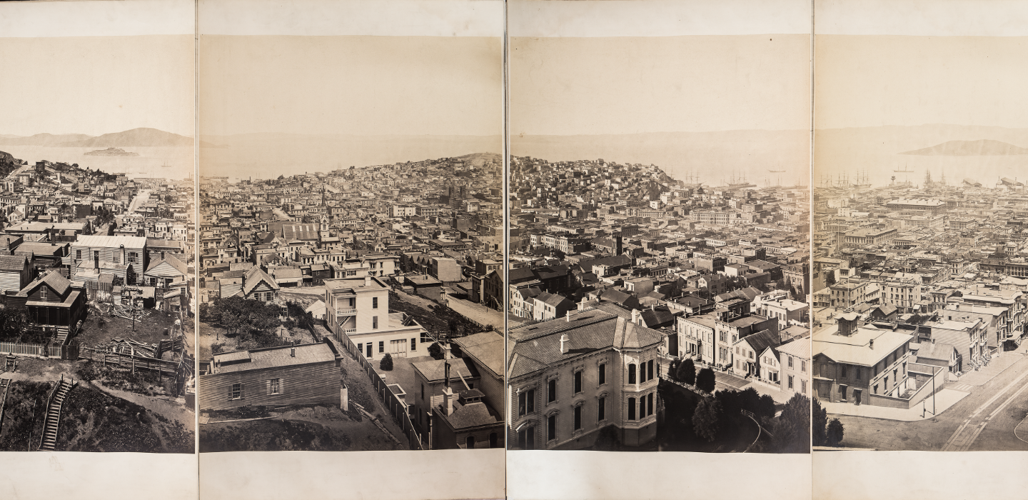 Muybridge's panorama photograph of San Francisco