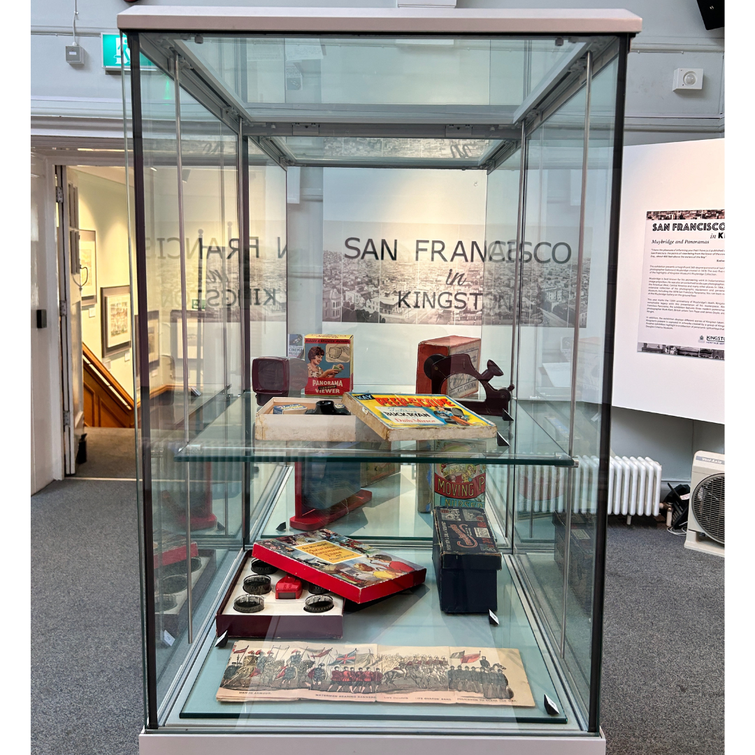 Panoramic toys on display