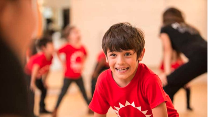 Students at a performance class