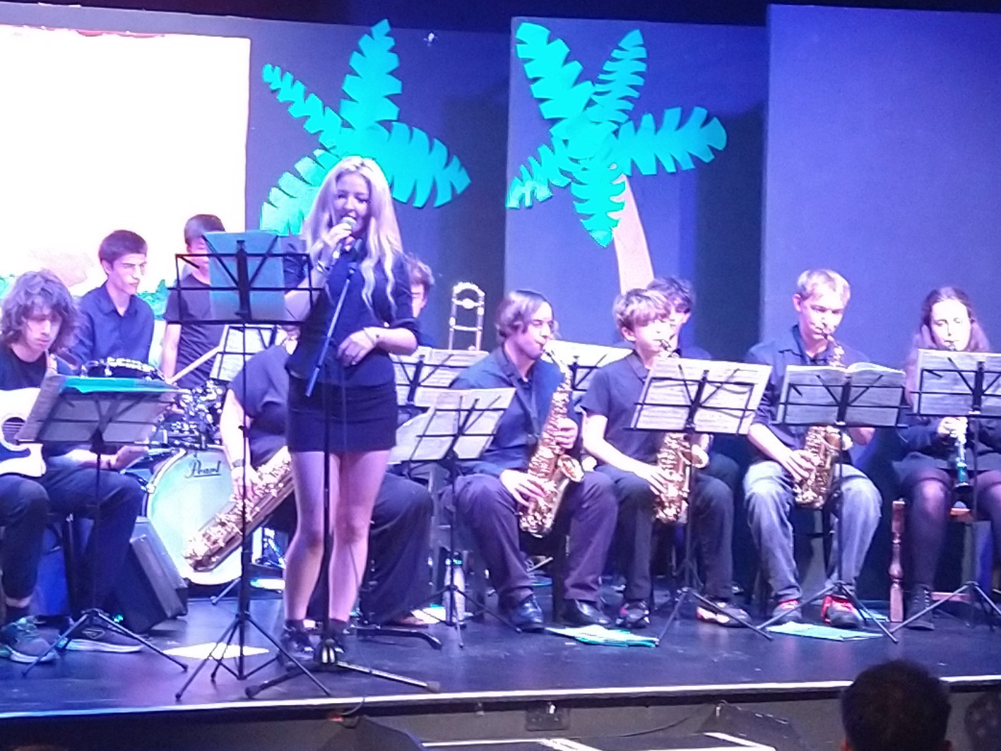 Kingston Youth Big Band performing at the CornerHouse
