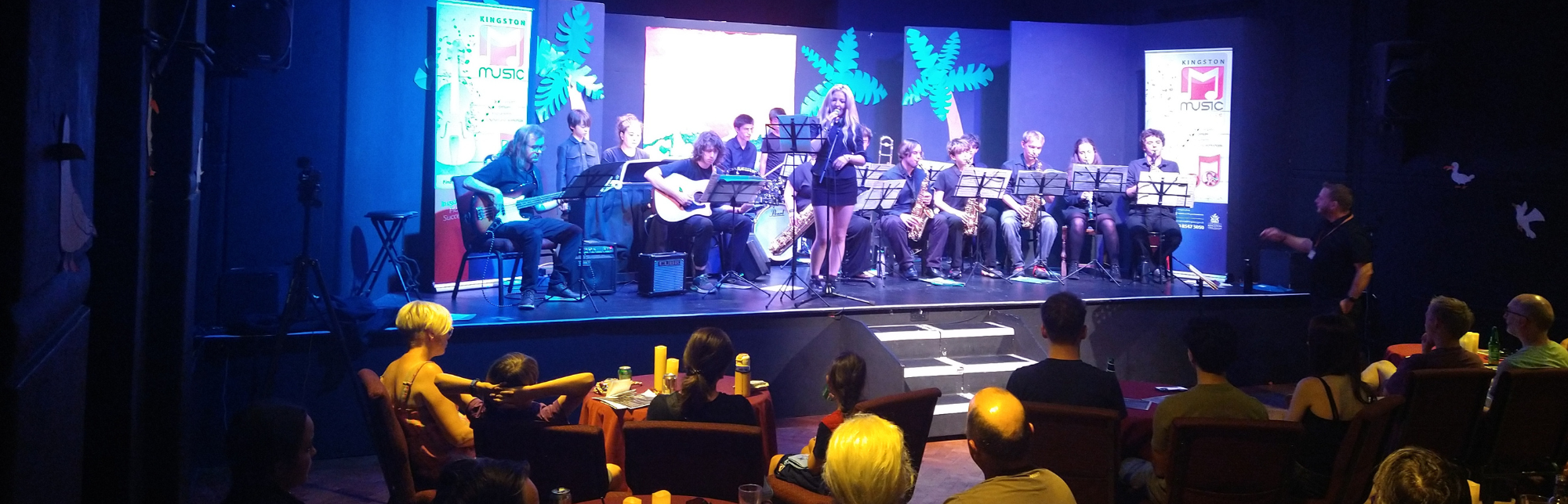Kingston Youth Big Band performing at CornerHouse
