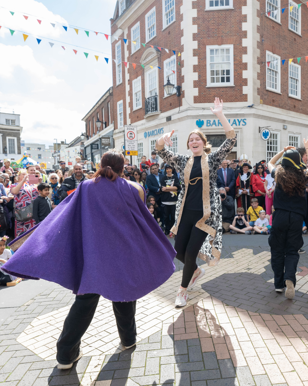 Women dancing in Kingston